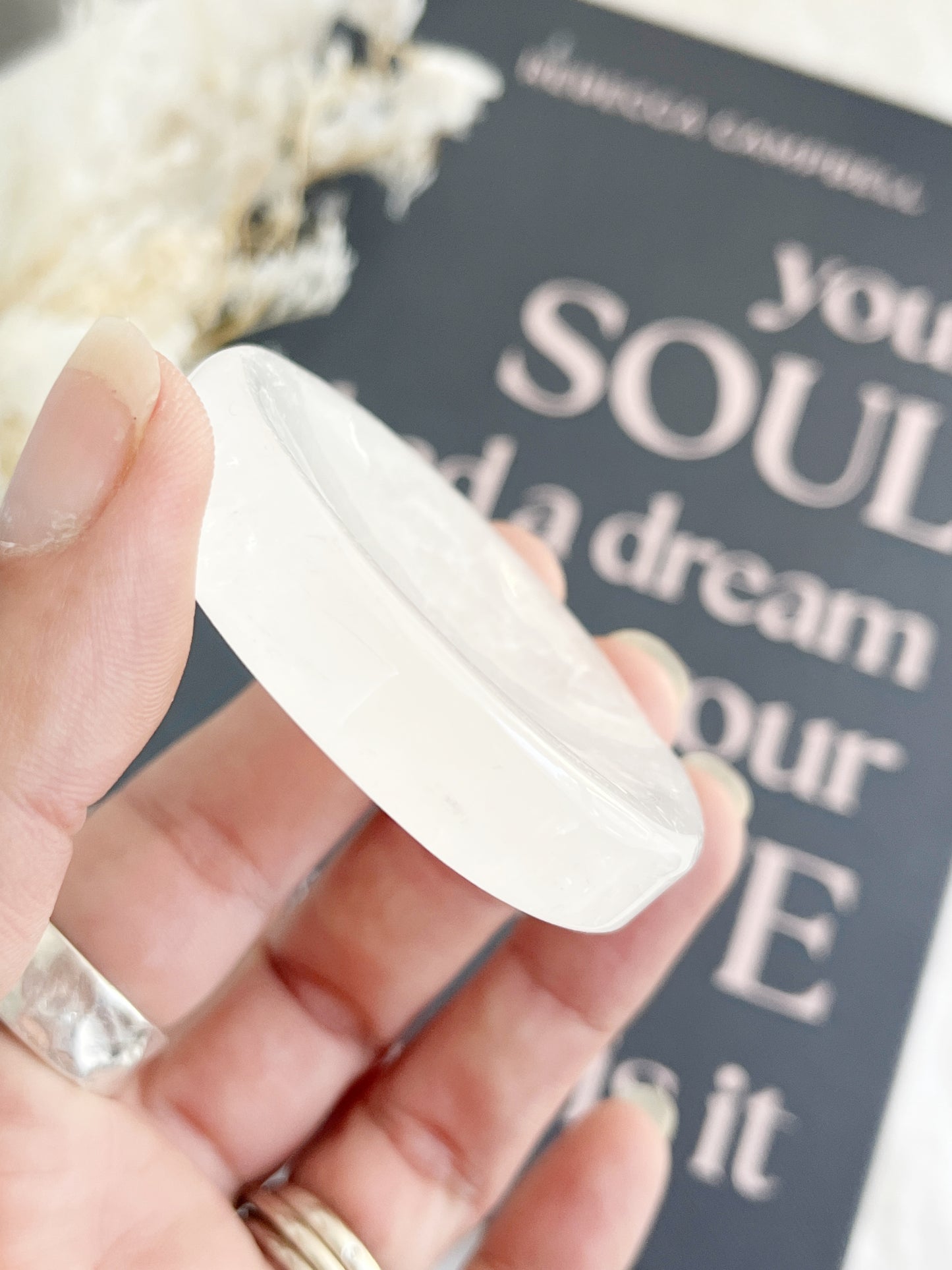 CLEAR QUARTZ MINI DISH || 31008