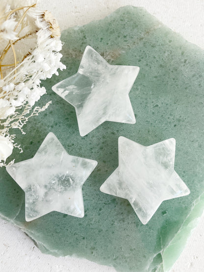 CLEAR QUARTZ STAR || INTUITIVELY CHOSEN