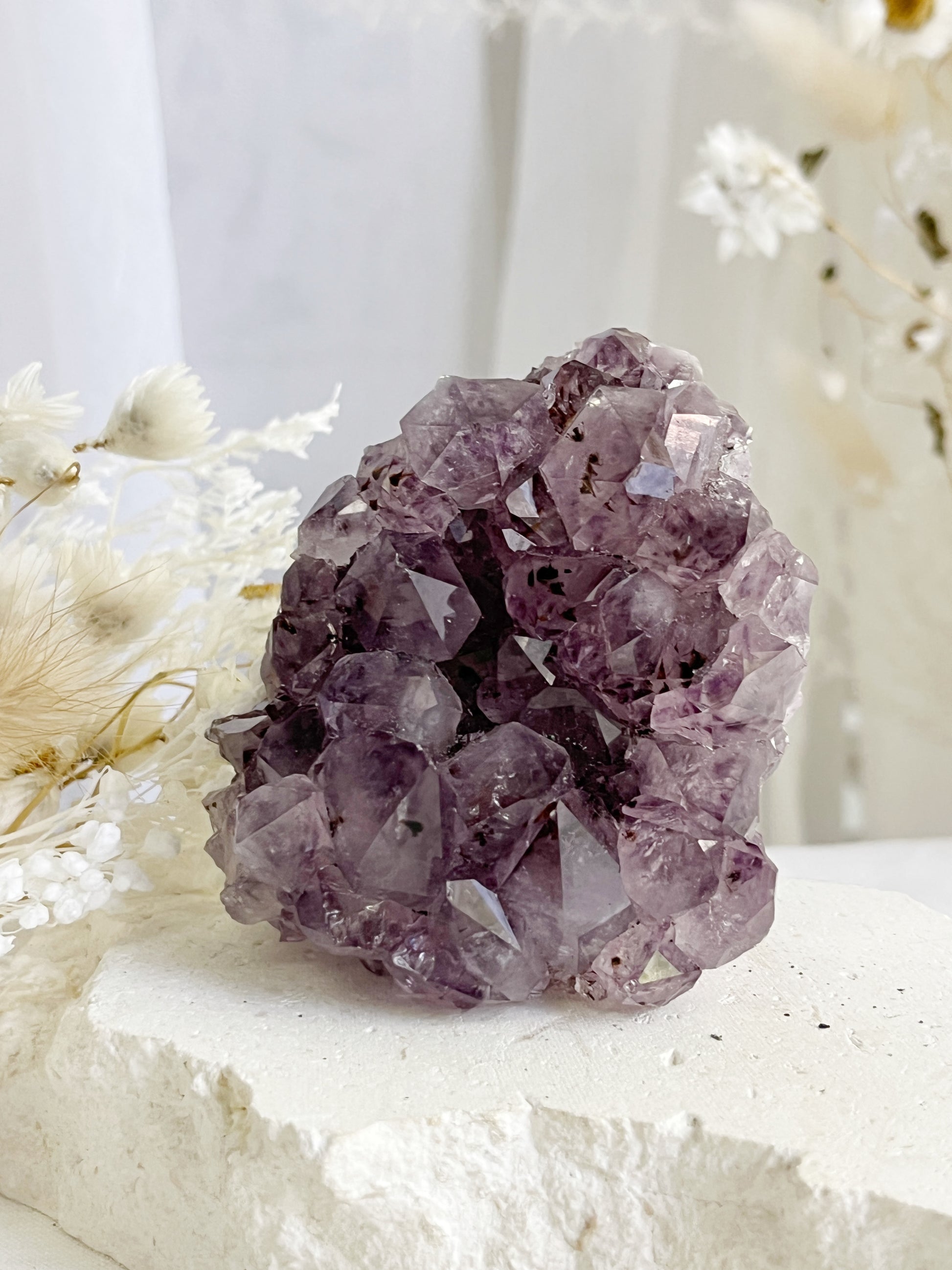 AMETHYST CLUSTER. STONED AND SAGED AUSTRALIA.