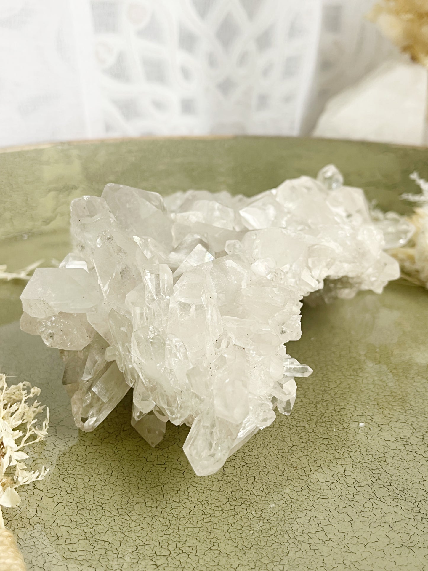 CLEAR QUARTZ CLUSTER || 30043