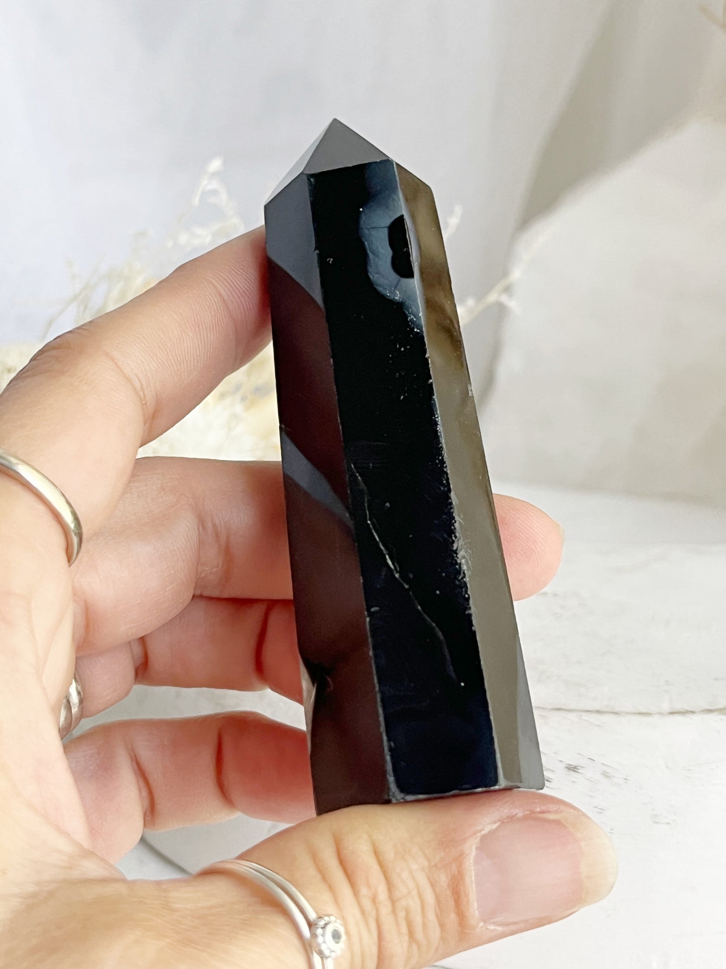 BLACK AGATE GENERATOR, STONED AND SAGED AUSTRALIA