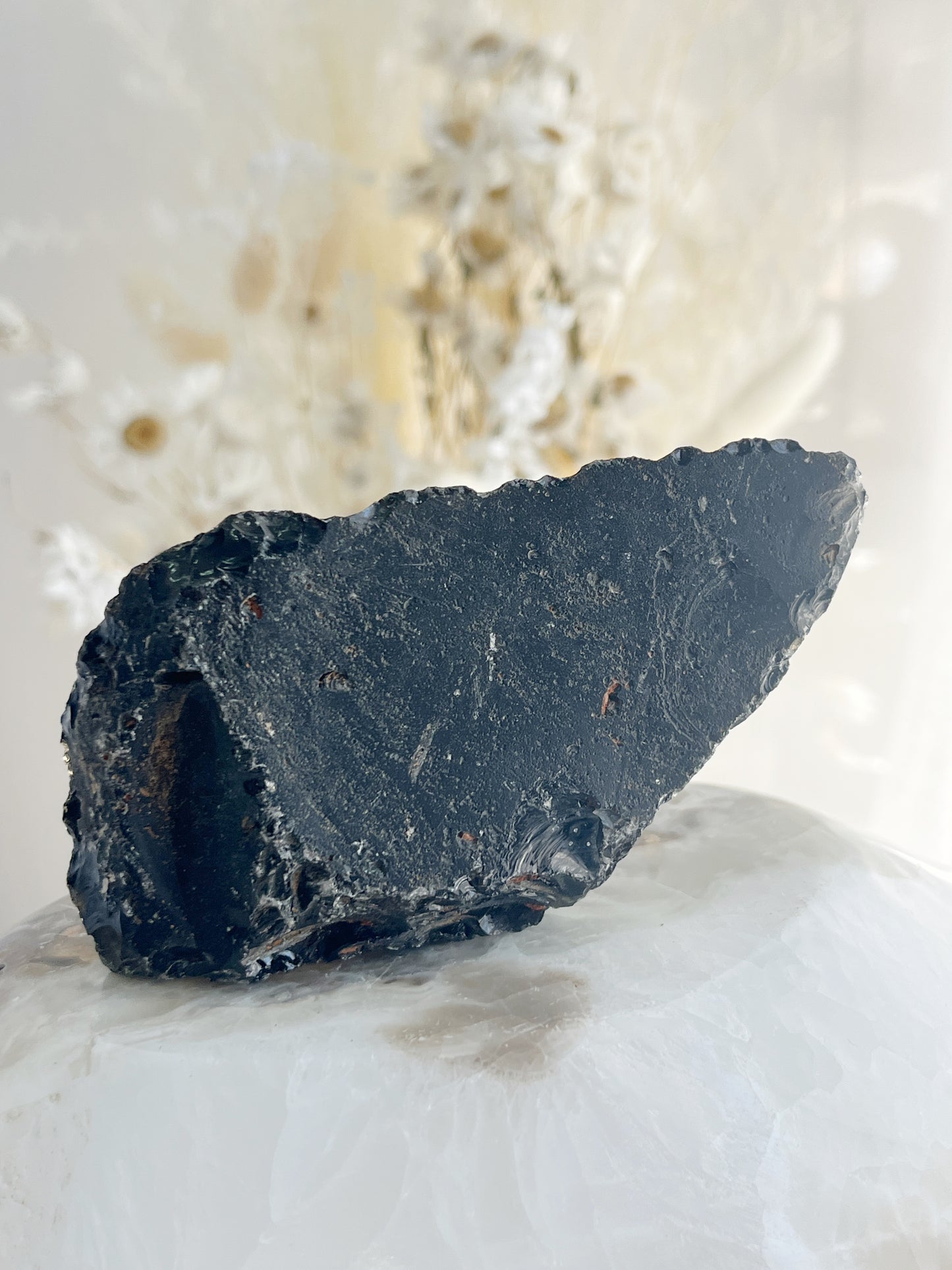 BLACK OBSIDIAN ROUGH, 31067, STONED AND SAGED AUSTRALIA