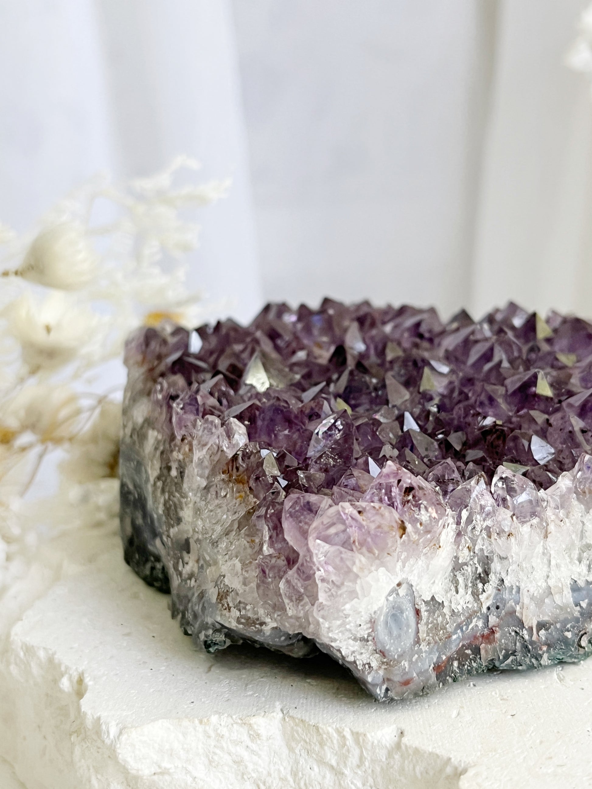 AMETHYST CLUSTER. STONED AND SAGED AUSTRALIA.