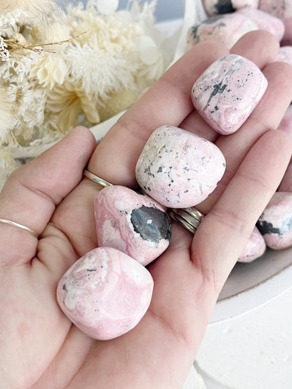 PERUVIAN RHODONITE TUMBLE