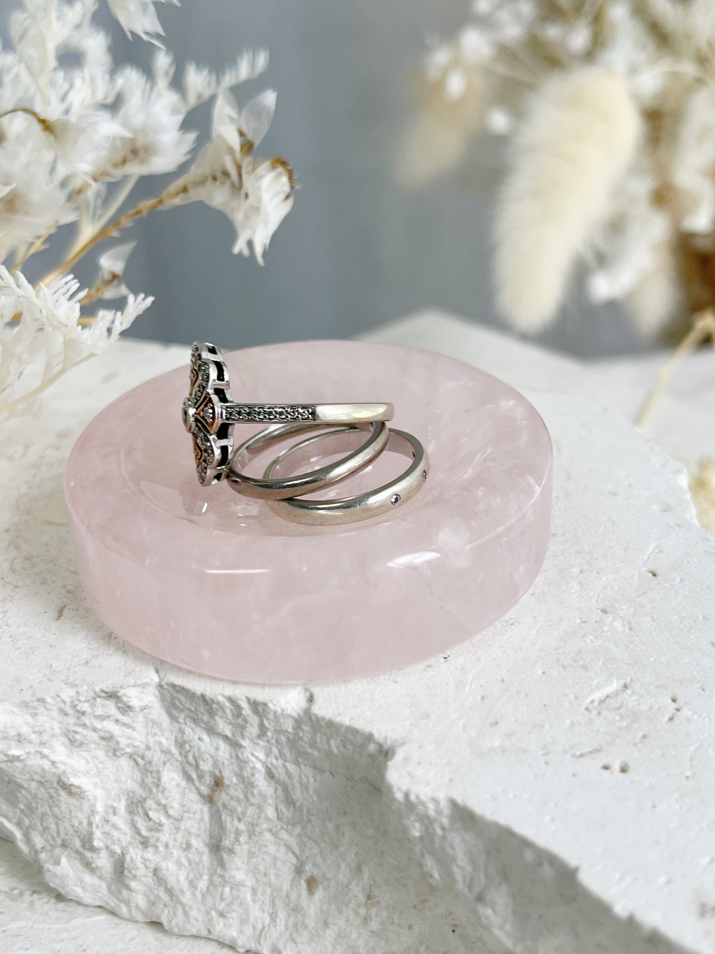 ROSE QUARTZ MINI DISH || 31775
