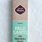 HERBAL INCENSE STICKS WITH PALO SANTO AND PATCHOULI. SAGRADA MADRE. STONED AND SAGED AUSTRALIA.