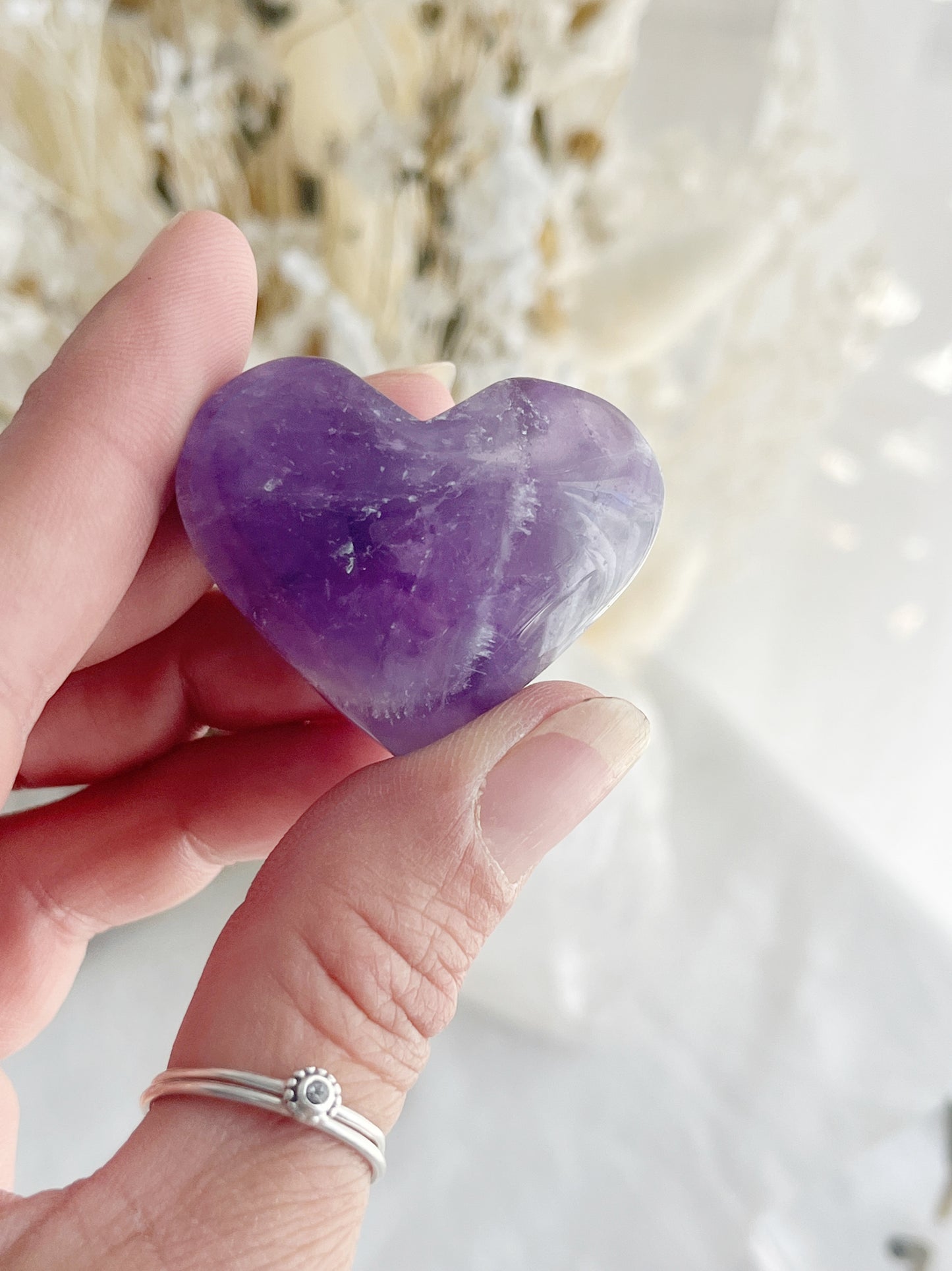 AMETHYST HEART. STONED AND SAGED AUSTRALIA.