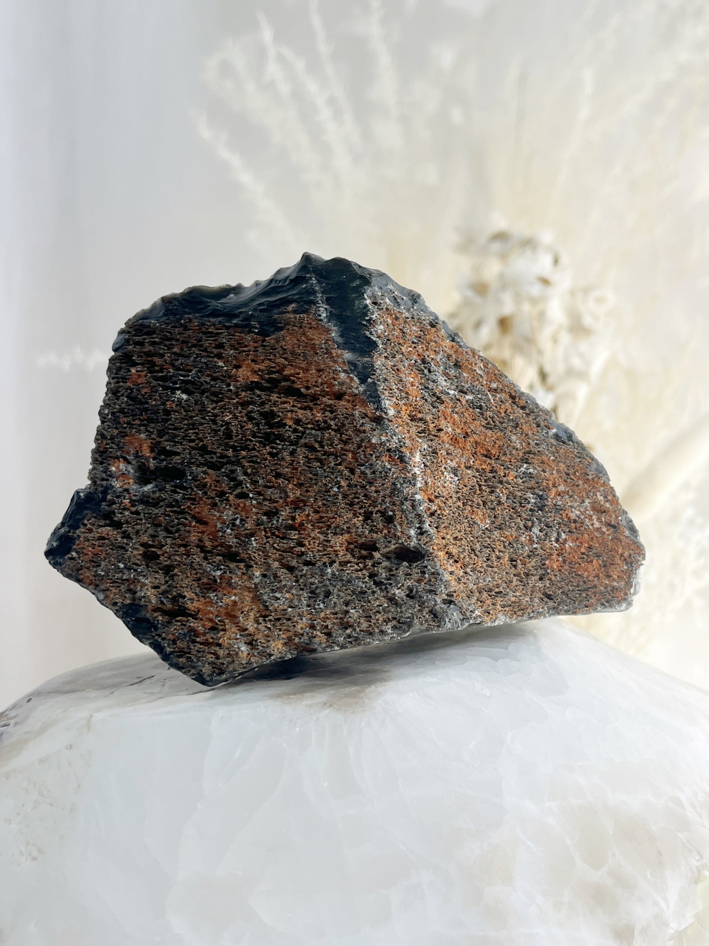 BLACK OBSIDIAN ROUGH, 31065, STONED AND SAGED AUSTRALIA