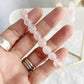 ROSE QUARTZ PEBBLE BRACELET || INTUITIVELY CHOSEN