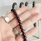 GARNET BEAD BRACELET || 8MM INTUITIVELY CHOSEN