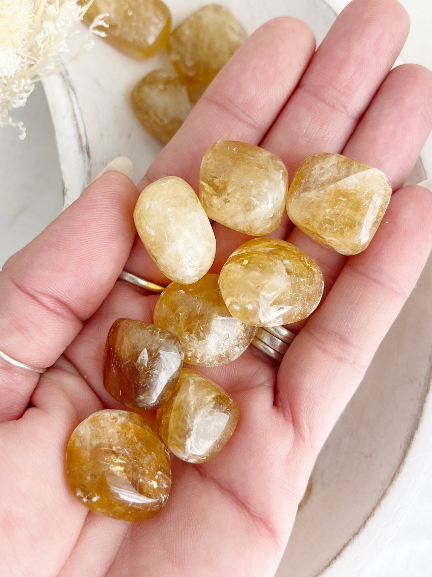 HONEY CALCITE TUMBLE