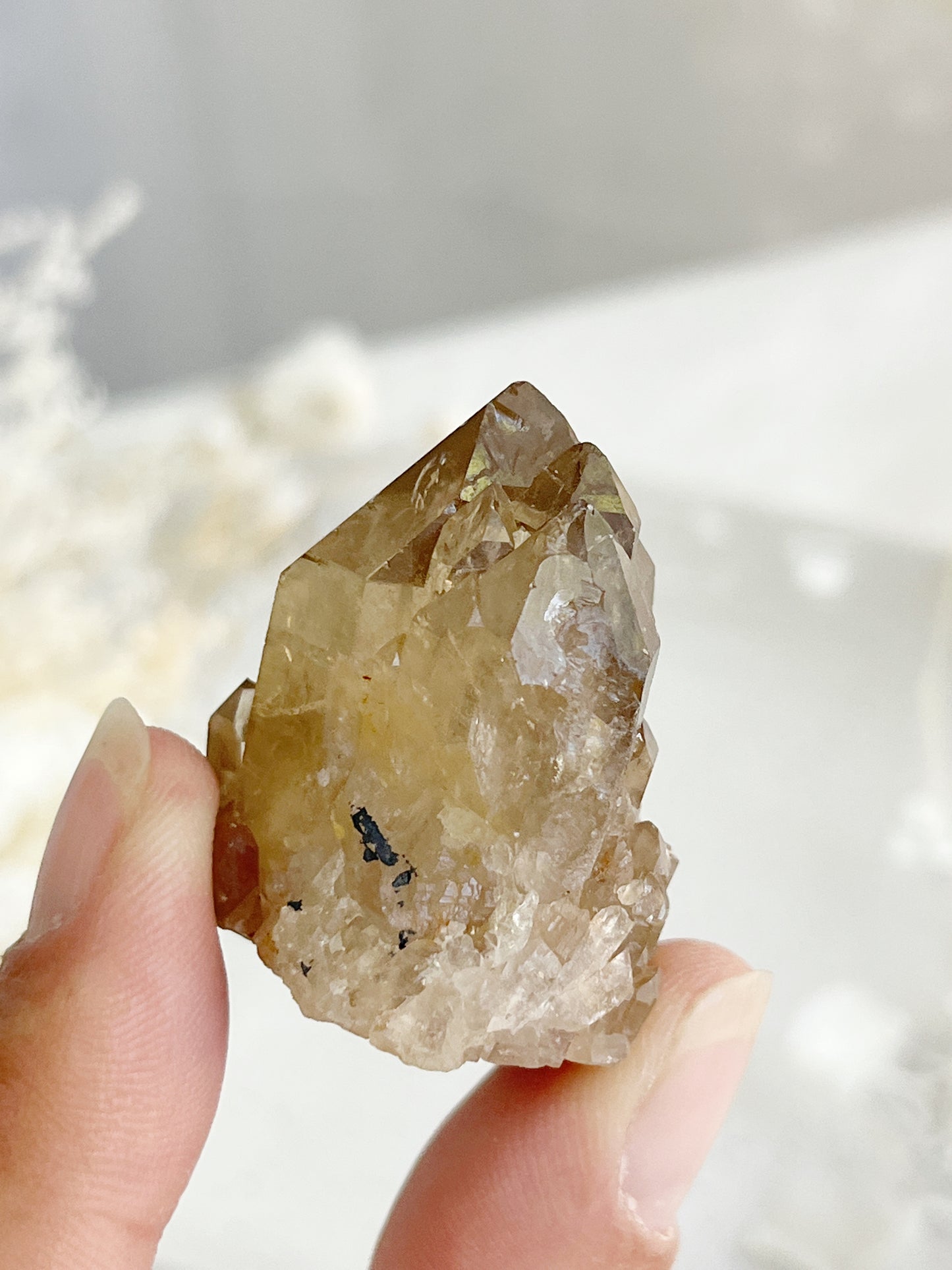 NATURAL CITRINE POINT || 31573