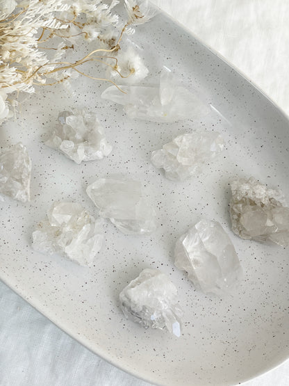 CLEAR QUARTZ MINI CLUSTER || INTUITIVELY CHOSEN
