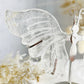 CLEAR QUARTZ WINGS ON STAND || 31837