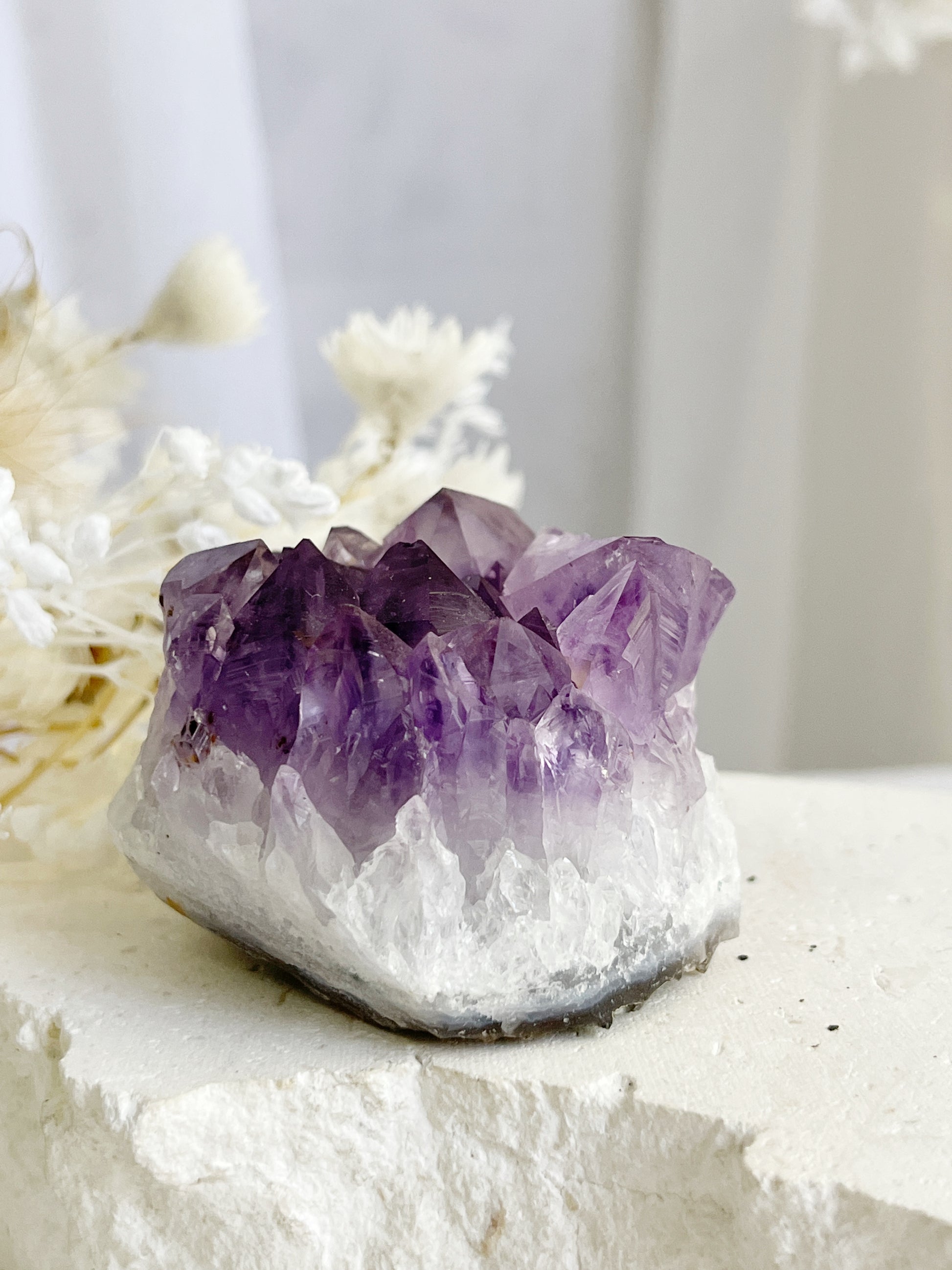 AMETHYST CLUSTER. STONED AND SAGED AUSTRALIA.