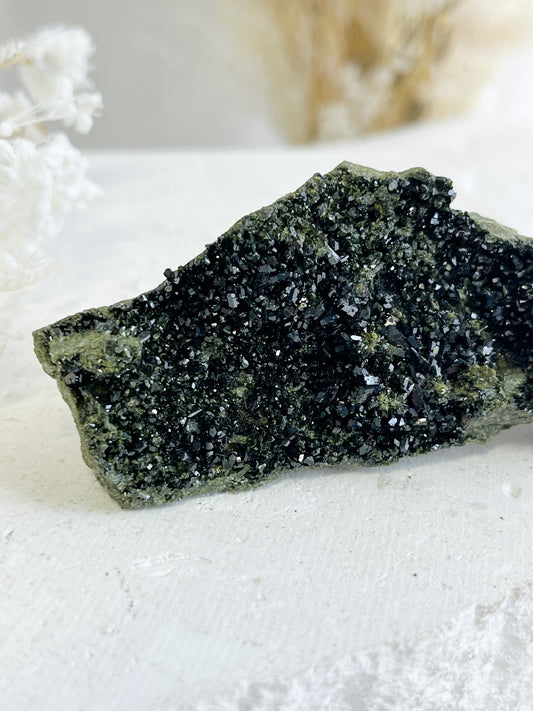 EPIDOTE WITH QUARTZ || 31426