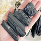 BLACK TOURMALINE ROUGH || INTUITIVELY CHOSEN
