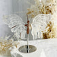 CLEAR QUARTZ WINGS ON STAND || 31837
