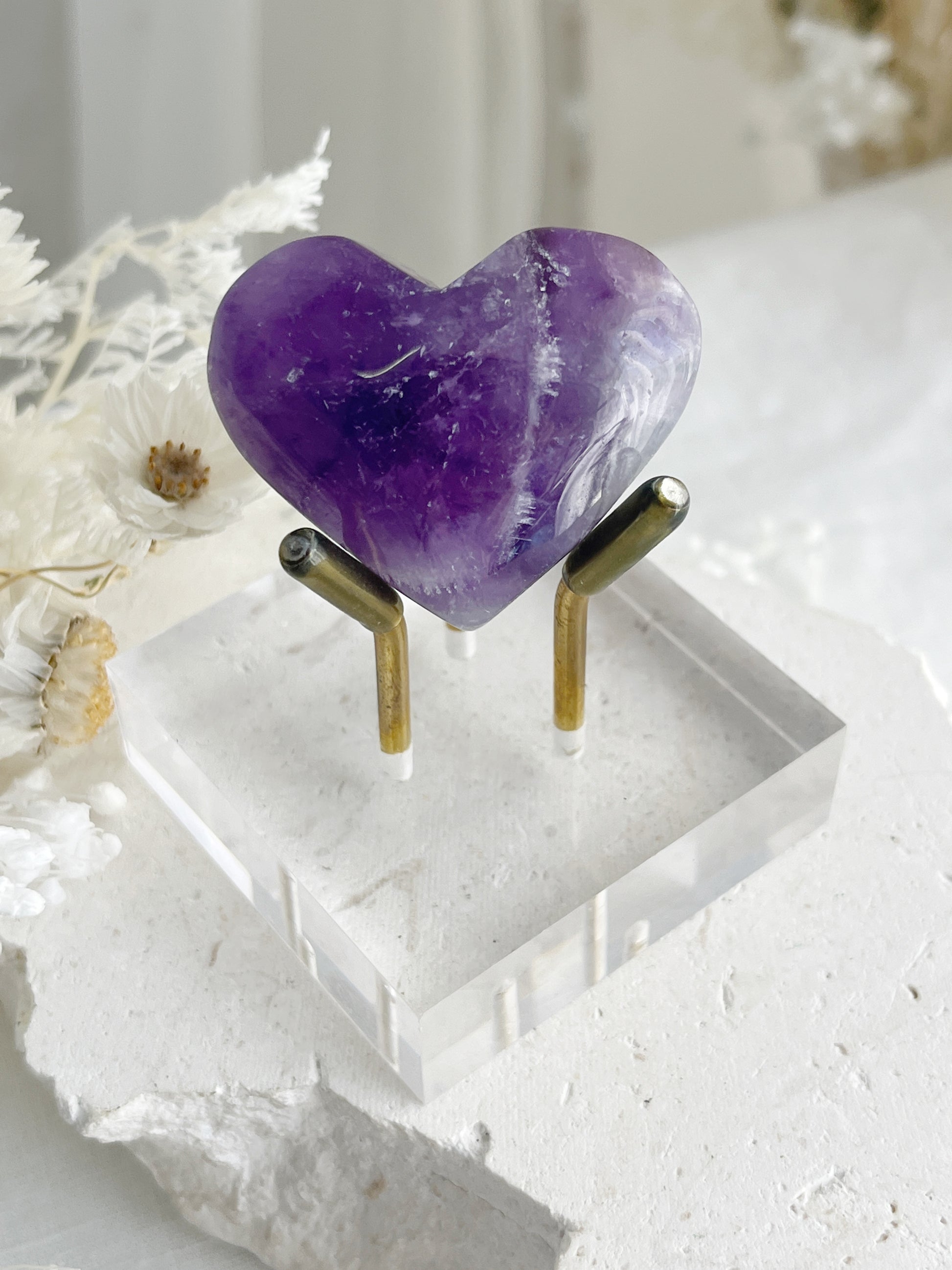 AMETHYST HEART. STONED AND SAGED AUSTRALIA.