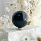 BLACK TOURMALINE SPHERE, 31046, STONED AND SAGED AUSTRALIA