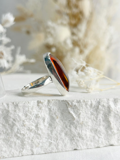 AMBER RING || SIZE 9