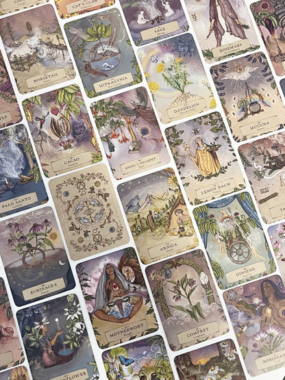 HERBAL ASTROLOGY ORACLE DECK || POCKET EDITION