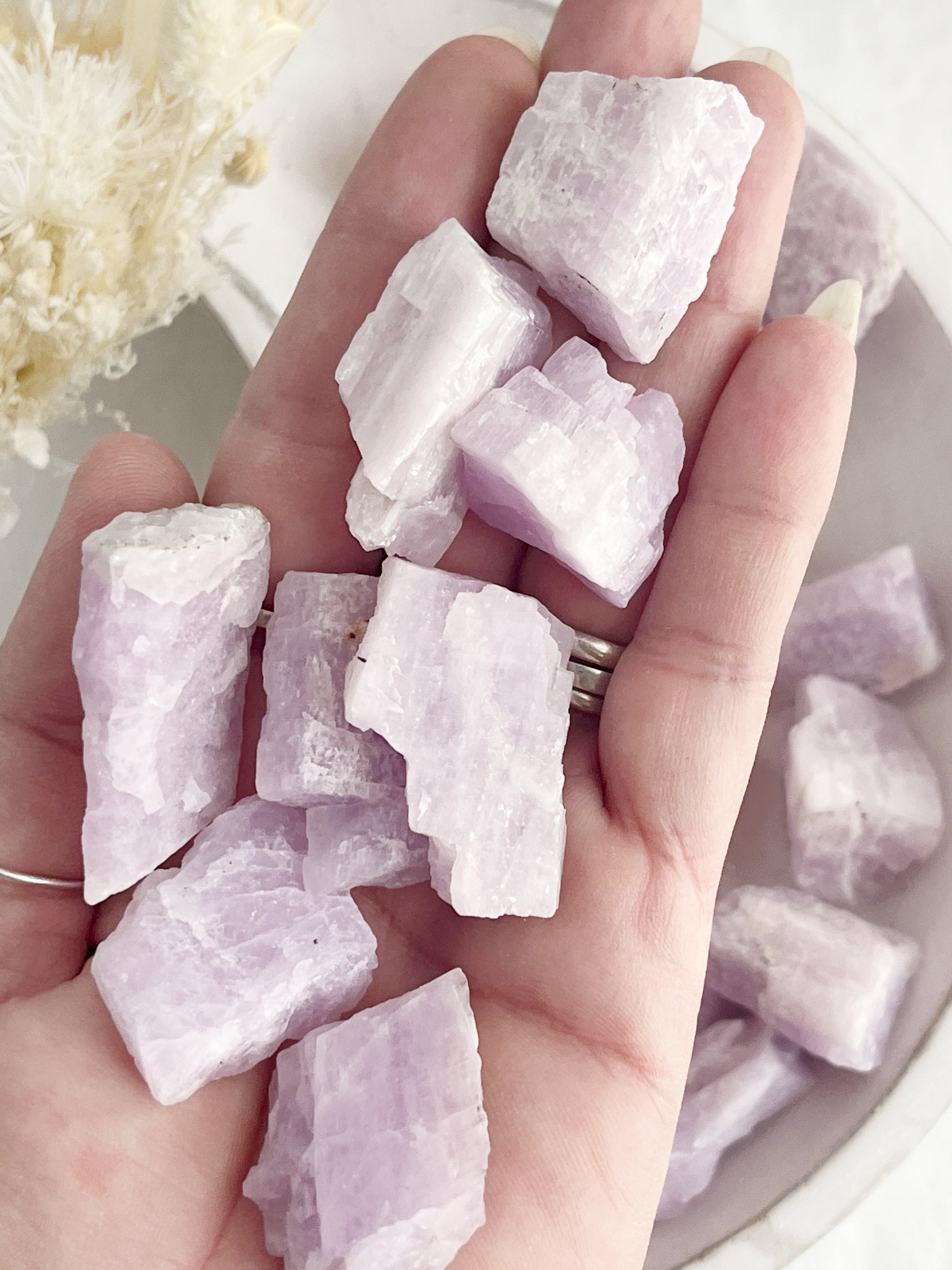 Kunzite rough natural stones, crystals Australia