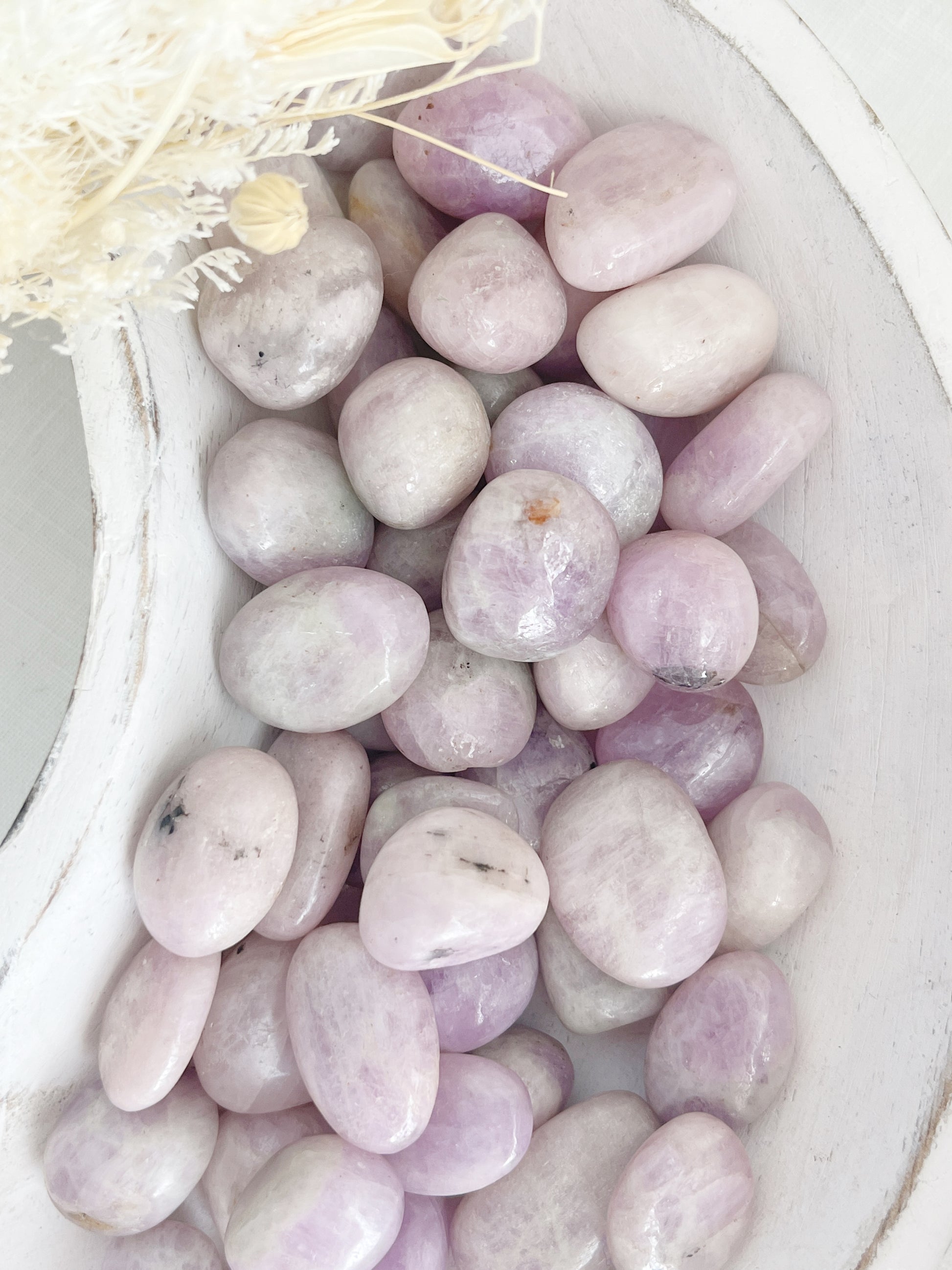 KUNZITE TUMBLE, STONED AND SAGED AUSTRALIA