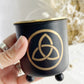 BLACK + GOLD CHARCOAL BURNER CUP || TRIQUETRA 31336