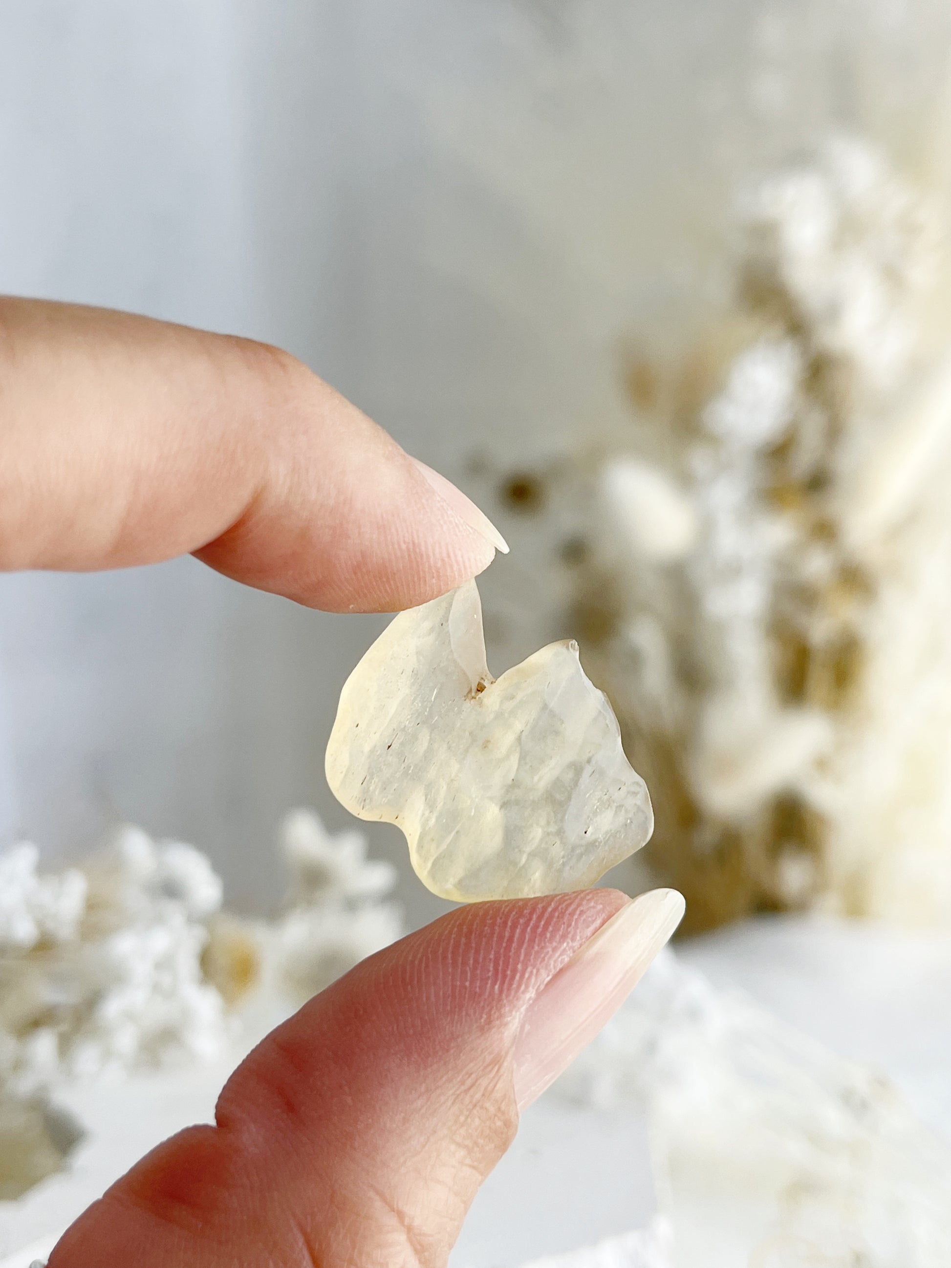 LIBYAN DESERT GLASS SPECIMEN. STONED AND SAGED AUSTRALIA.