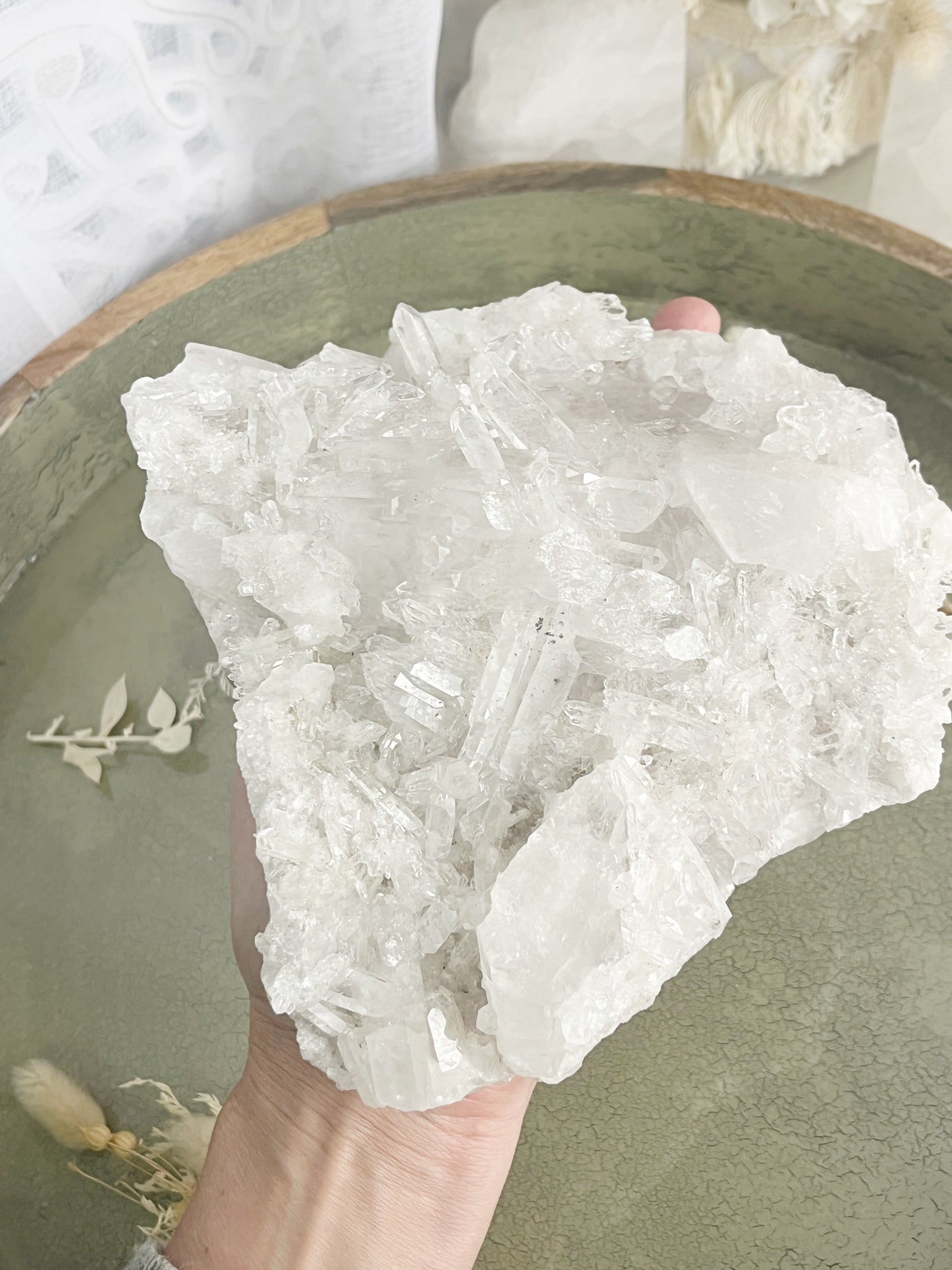 CLEAR QUARTZ CLUSTER || 30042