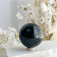 BLACK TOURMALINE SPHERE, 31051, STONED AND SAGED AUSTRALIA