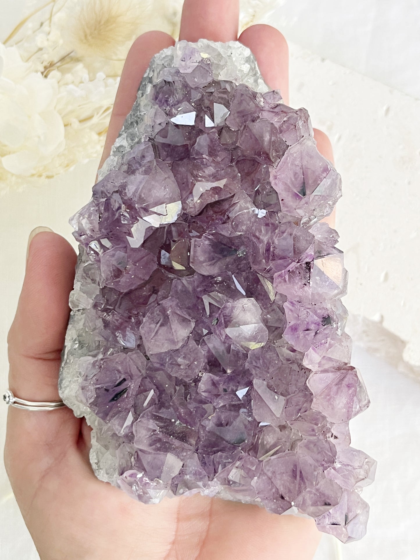 AMETHYST CLUSTER. STONED AND SAGED AUSTRALIA.