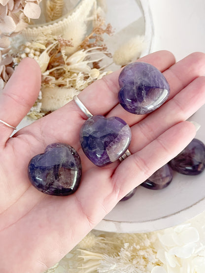 DREAM AMETHYST MINI HEART || INTUITIVELY CHOSEN