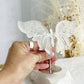 CLEAR QUARTZ WINGS ON STAND || 31836