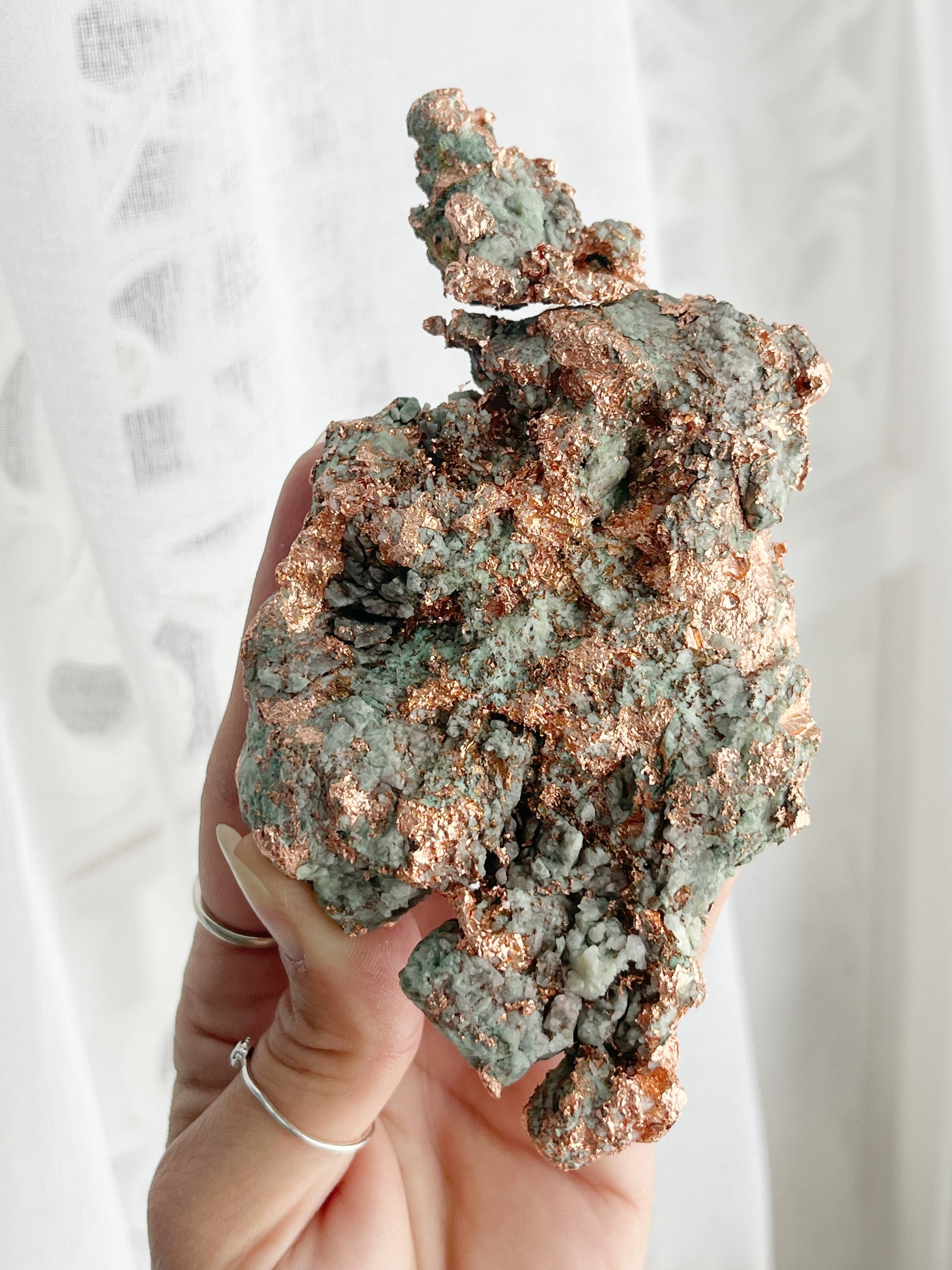 NATIVE MICHIGAN COPPER SPECIMEN, STONED AND SAGED AUSTRALIA