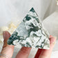 MOSS AGATE PYRAMID, STONED AND SAGED AUSTRALIA