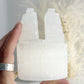 TWIN SELENITE TOWER || 10CM INTUITIVELY CHOSEN