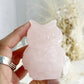ROSE QUARTZ CRYSTAL BIRD CARVING OWL AUSTRALIA SELF LOVE LOVE COMPASSION STONED AND SAGED 