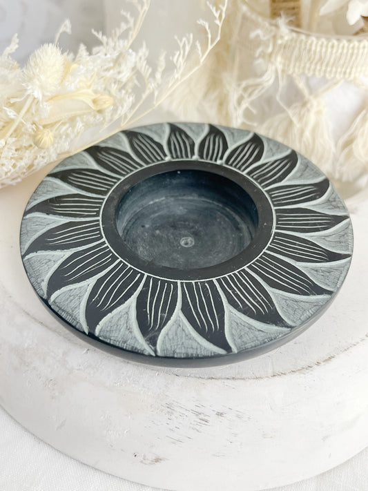 SOAPSTONE INCENSE BURNER || MULTI USE 30147