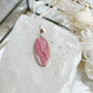 RHODOCHROSITE PENDANT STERLING SILVER STONED AND SAGED AUSTRALIA