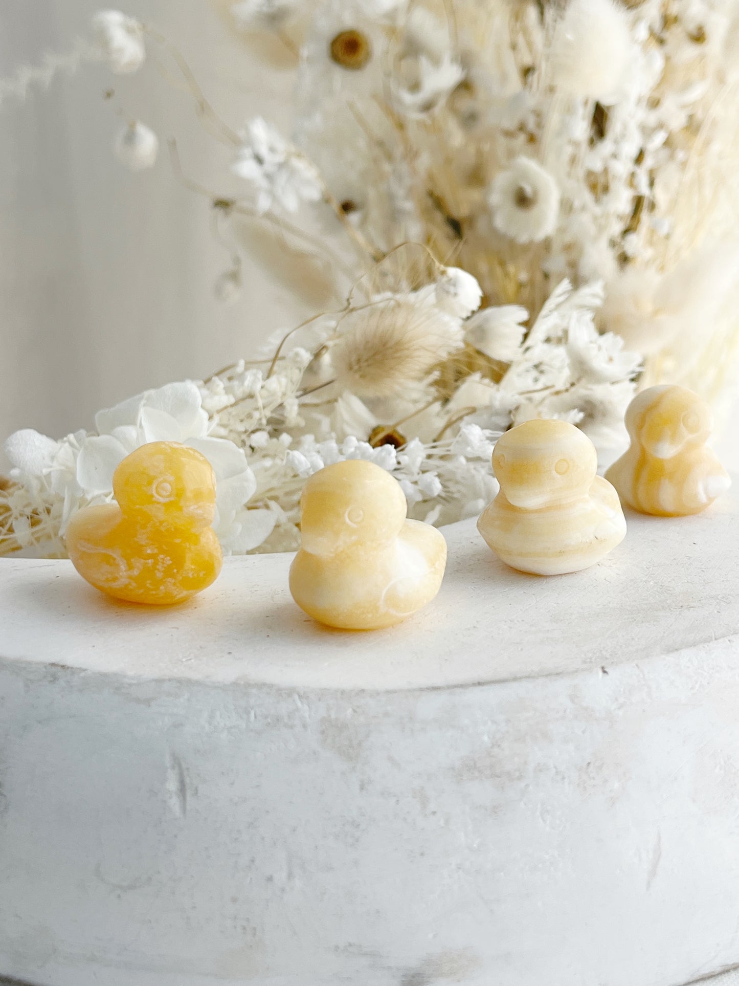 ORANGE CALCITE MINI DUCKY || INTUITIVELY CHOSEN