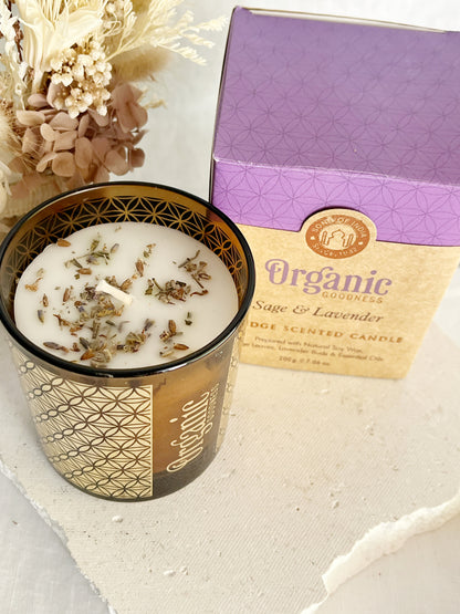 ORGANIC GOODNESS CANDLE | GLASS VOTIVE