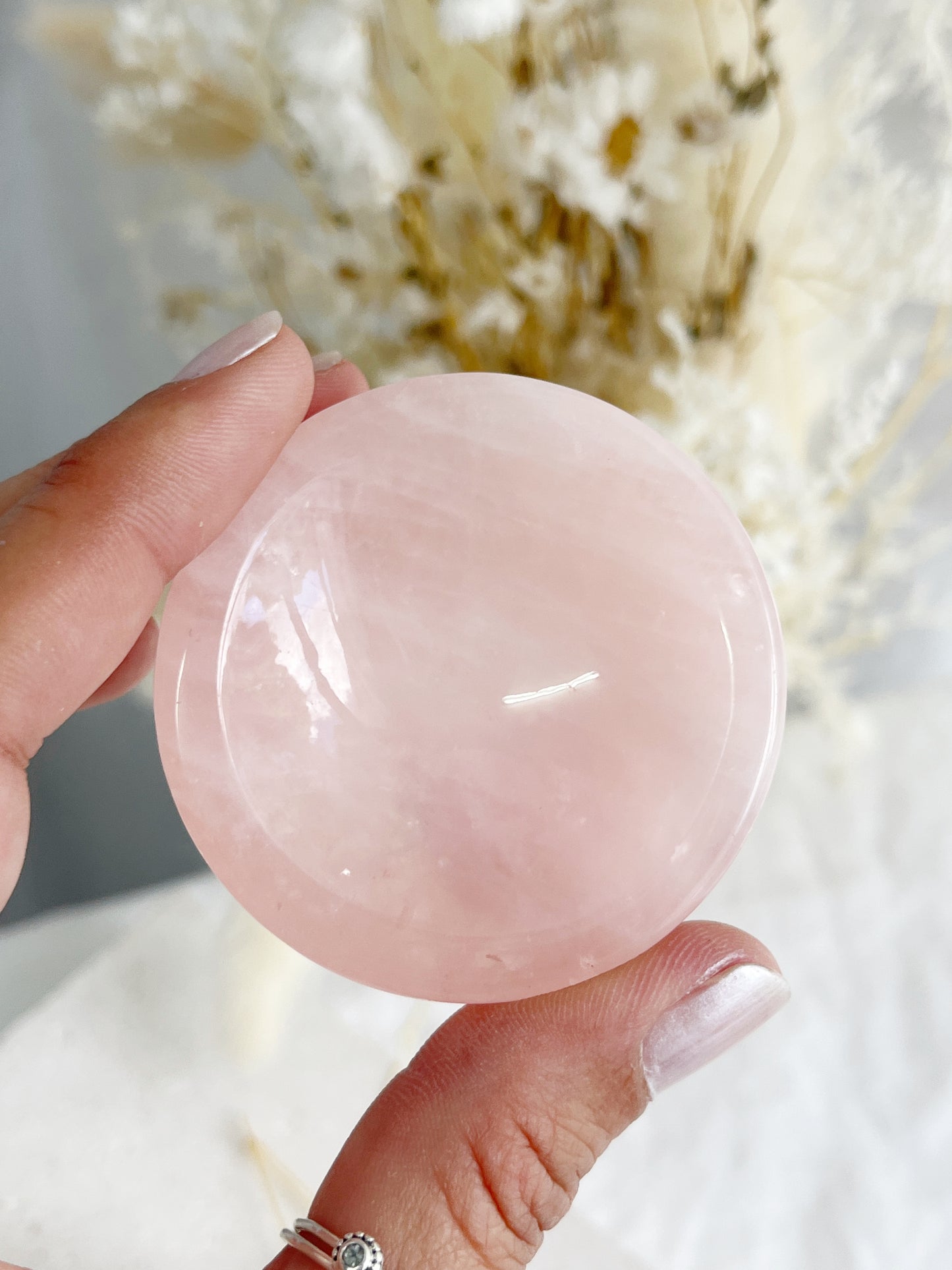ROSE QUARTZ MINI DISH || 31774