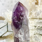 PHANTOM AMETHYST SEMI POLISHED POINT || 30040