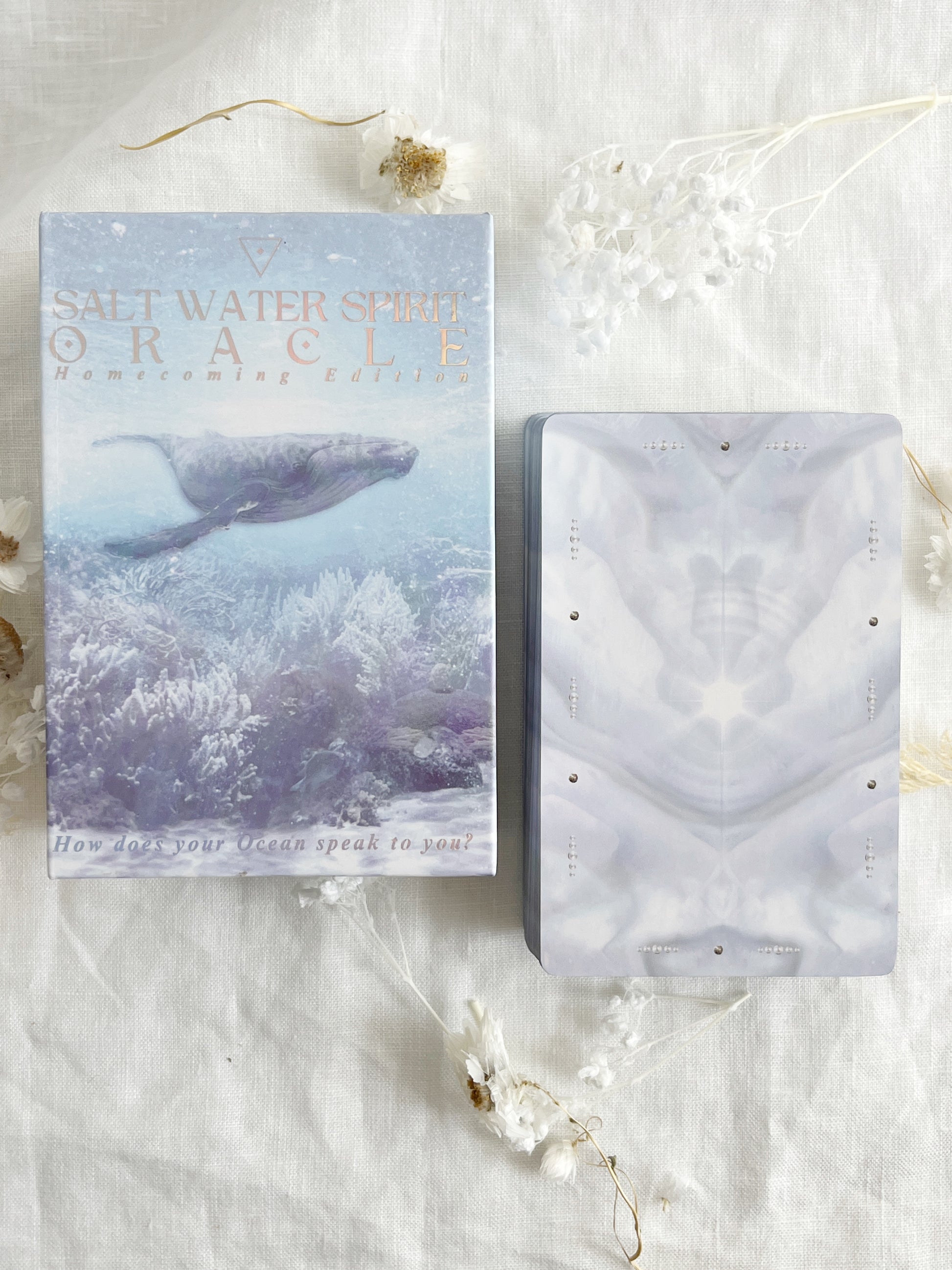 SALT WATER SPIRIT ORACLE CARDS, YANA SAINT LEVIE, STONED AND SAGED AUSTRALIA