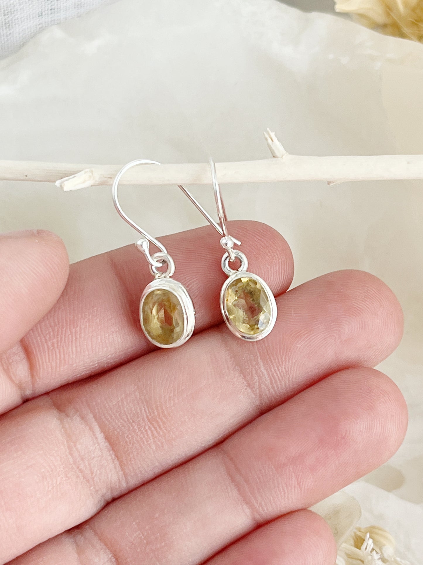 CITRINE EARRINGS || 30087