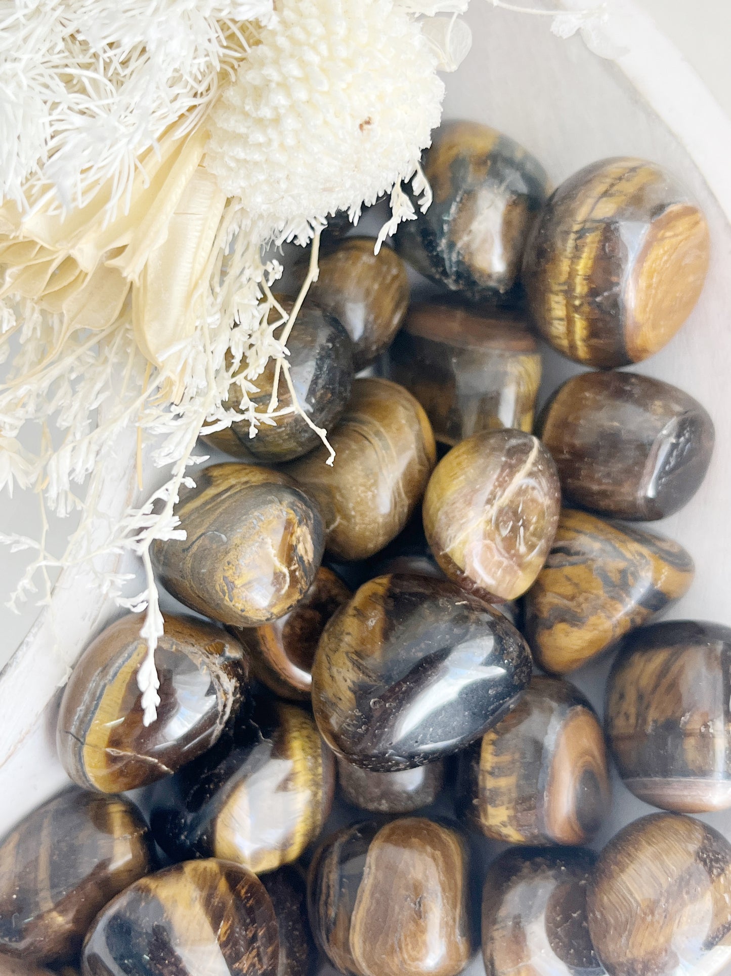 TIGERS EYE TUMBLE, STONED AND SAGED AUSTRALIA