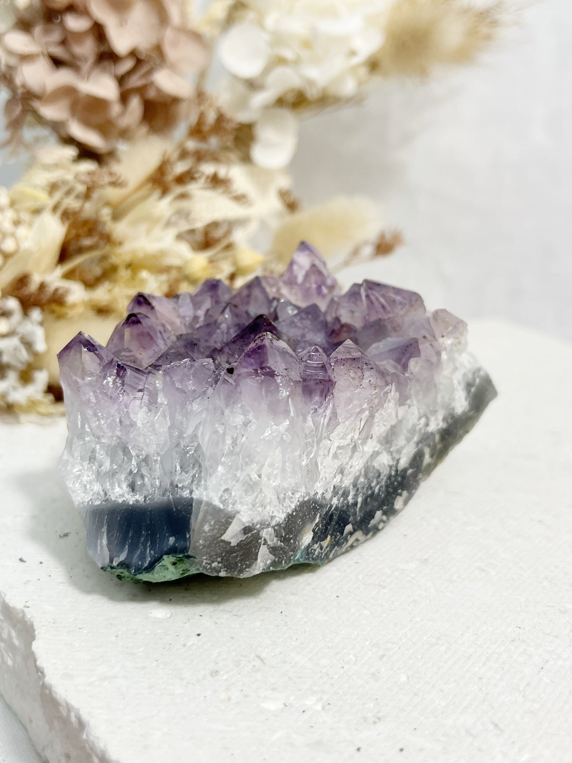 AMETHYST CLUSTER, STONED AND SAGED SHOP AUSTRALIA