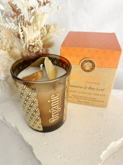 ORGANIC GOODNESS CANDLE | GLASS VOTIVE